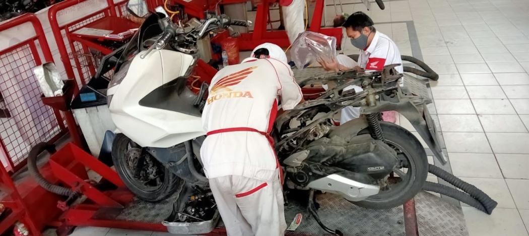 Kasus Viral Rangka Skutik Honda Patah, AHASS Undang Konsumen untuk Pengecekan