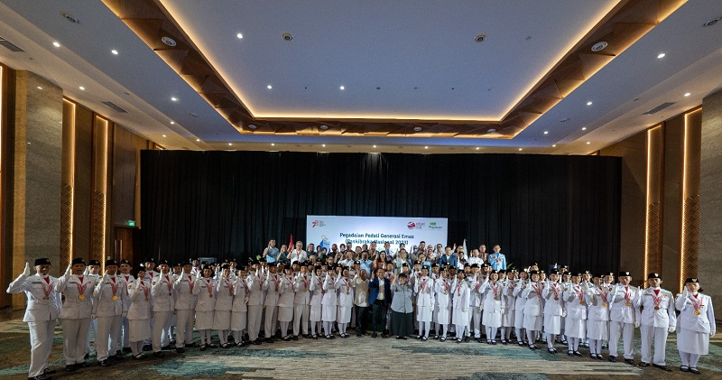 Apresiasi Paskibraka 2023, Pegadaian Berikan Tabungan Emas