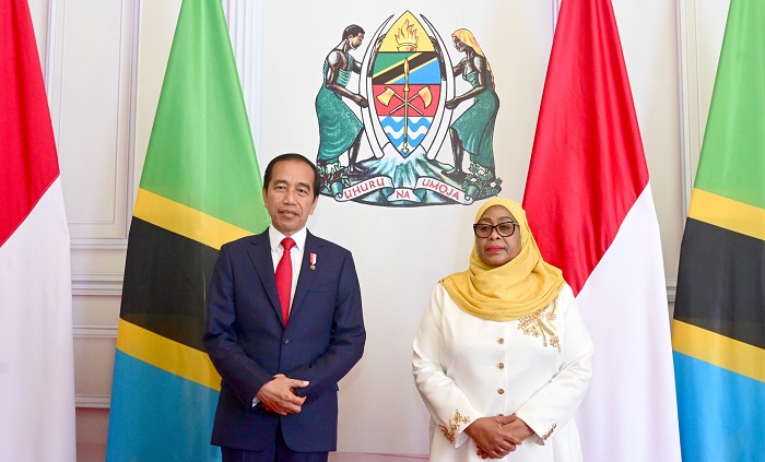 Bertemu Presiden Tanzania, Jokowi Sebut RI Mau Tingkatkan Investasi di Blok Mnazi Bay 
