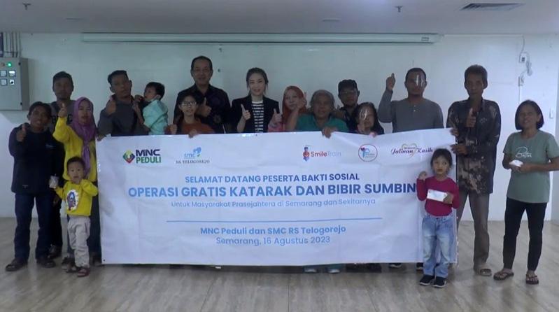 MNC Peduli dan RS Telogorejo Semarang Gelar Operasi Bibir Sumbing dan Katarak Gratis