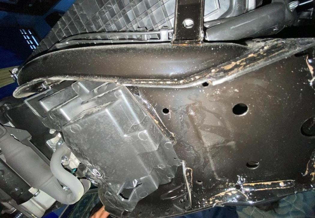 Honda Jelaskan Bercak Kuning pada Rangka eSAF, Bagaimana Nasib Sasis yang Patah? 