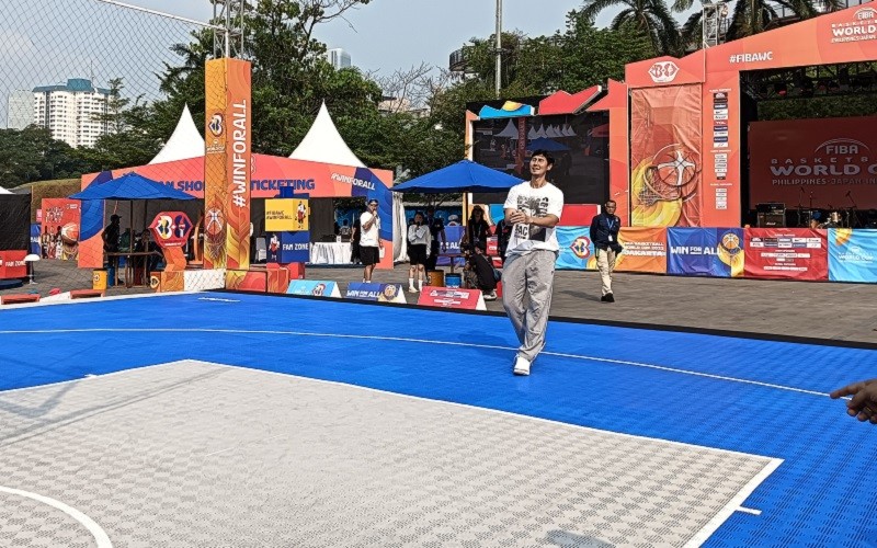 Pebasket Legendaris Indonesia Turut Meriahkan Fan Zone FIBA World Cup 2023