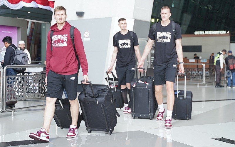 Bawa Bintang Boston Celtics, Timnas Basket Latvia Tiba di Indonesia Jelang FIBA World Cup 2023
