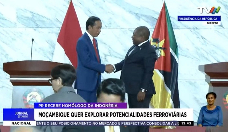Bertemu Presiden Mozambik, Jokowi Bahas Perdagangan hingga Pengadaan Vaksin