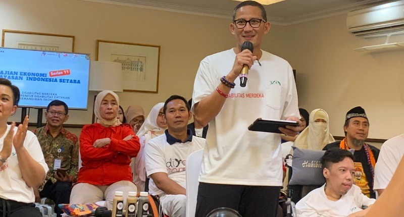 Sandiaga Uno: Acara Merdeka Disabilitas Potensial Buka Lapangan Kerja bagi Para Difabel 