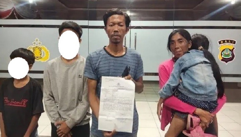 Diancam Dibunuh, Sekeluarga di Bali Pilih Tinggal di Kantor Polisi