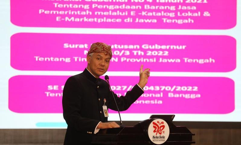 Ganjar Genjot Realisasi Belanja Produk Dalam Negeri Provinsi Jateng, Ini Targetnya