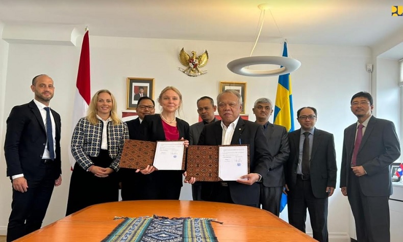 Kementerian PUPR Teken Kerja Sama dengan Swedia Bangun Pengolahan Sampah Jadi EBT