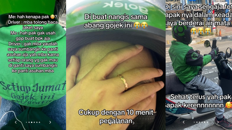 Viral Netizen Nangis di Perjalanan gegara Driver Ojol Tolak Dibayar, Kisahnya Haru