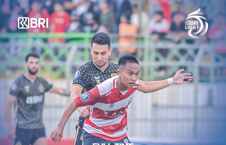 Hasil Liga 1: Duel Madura United Vs Bhayangkara Presisi Berakhir Tanpa Gol