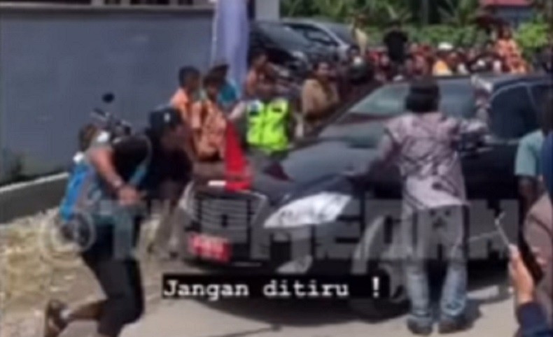 Viral Mobil Jokowi Diadang Pria di Binjai, Paspampres Sigap Menarik