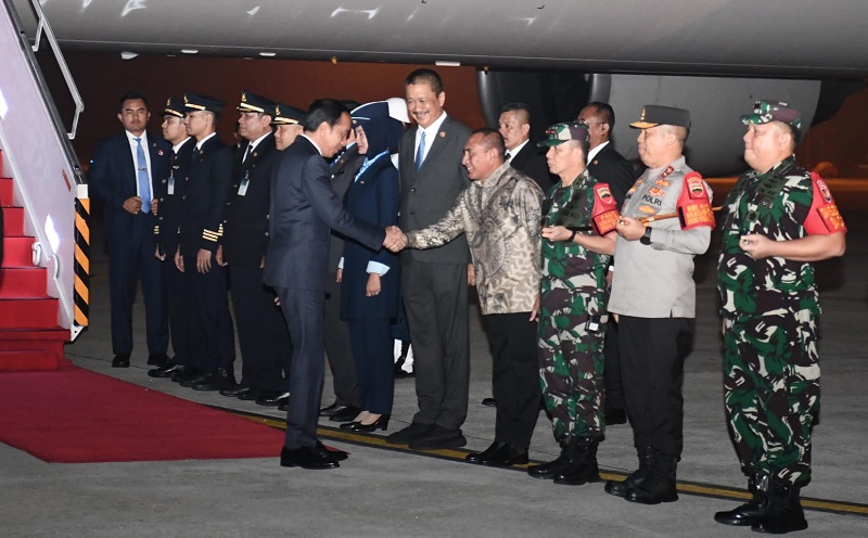 Pulang dari Afrika, Presiden Jokowi Langsung Kunjungan Kerja ke Sumut