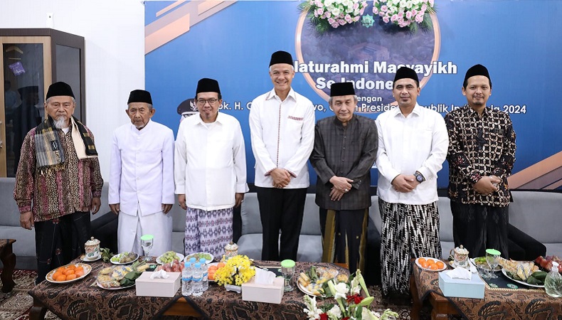 Terima Aspirasi Masyayikh se-Indonesia, Ganjar Kaji Program Insentif Guru Keagamaan di Level Nasional