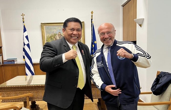 Kepala BNN RI dan Wakil Menteri Kesehatan Yunani Berbagi Strategi Tanggulangi Narkotika