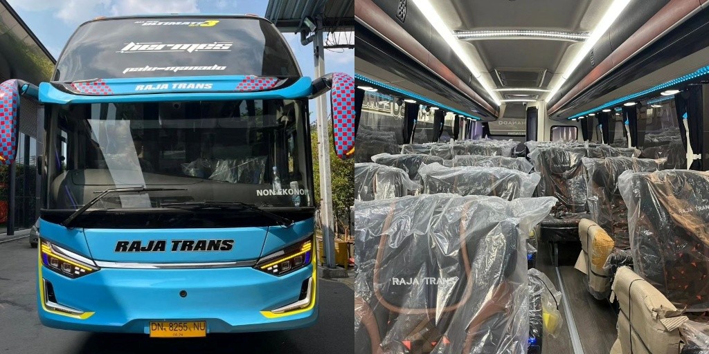 Armada Baru PO Raja Trans, Jadi Bus Pertama di Sulawesi yang Punya Fasilitas Toilet