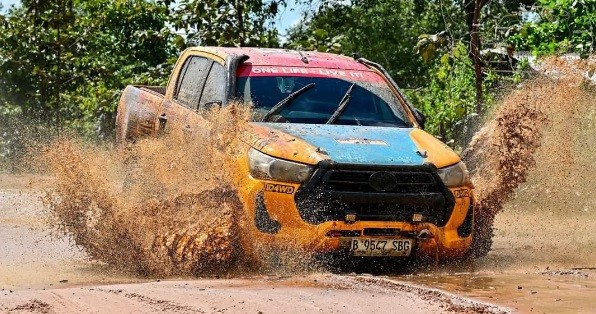 Sempat Pecah Ban dan Terjun ke Sungai, Shammie Torehkan Hasil Impresif di AXCR 2023