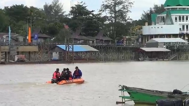 Seberangi Sungai Kahayan Palangka Raya, Remaja 14 Tahun Hilang Tenggelam 