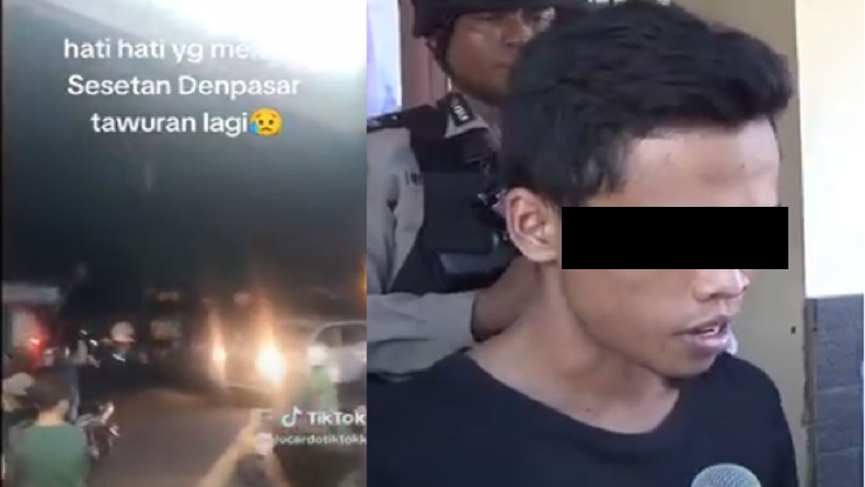 Bikin Gaduh Sebar Hoaks Tawuran di Denpasar hingga Viral, Teknisi HP Ditangkap Polisi