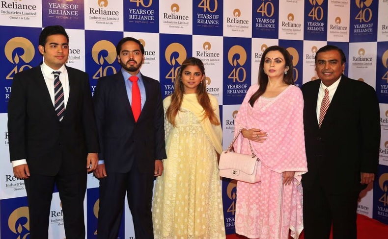 Reliance Industries Tunjuk Anak-anak Orang Terkaya Asia Mukesh Ambani Jadi Direktur