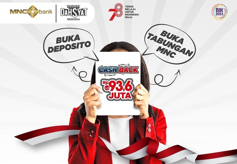 Dahsyat Merdeka: Buka Tabungan atau Deposito, Dapatkan Cashback Hingga Rp93,6 Juta   