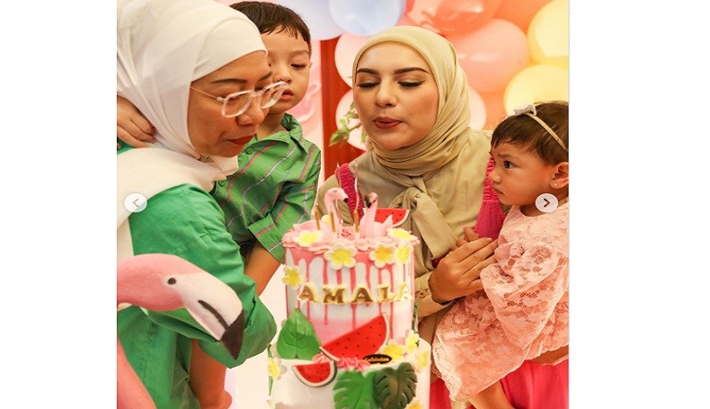 Rayakan Ulang Tahun Anak, Irish Bella Terlihat Bahagia tanpa Ammar Zoni