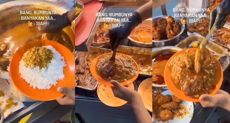 Viral Nasi Kandar Malaysia Mirip dengan Nasi Padang, Kuah Karinya Berlimpah!