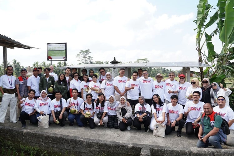 Delegasi Youth Dialogue SAYEF Kunjungi Desa Energi Berdikari Pertamina