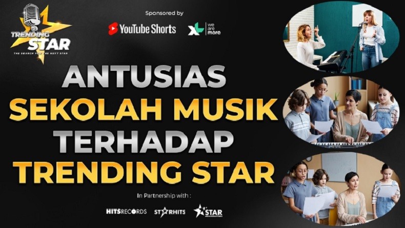 Trending Star Buka Kesempatan untuk Sekolah Musik di Indonesia Ikut Serta! Antusiasnya Tinggi!