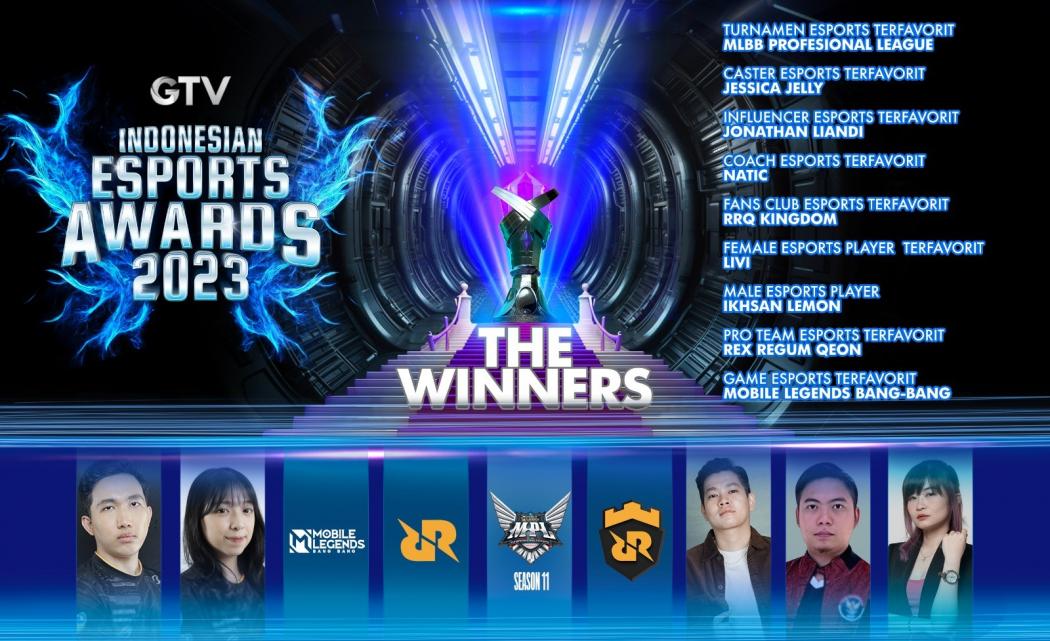 Mobile Legend hingga Team Rrq Jadi Pilihan Terfavorit di Indonesian Esports Award 2023