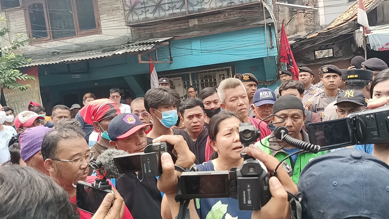Puluhan Rumah Digusur di Mangga Besar, Para Pemilik Menjerit Tak Terima