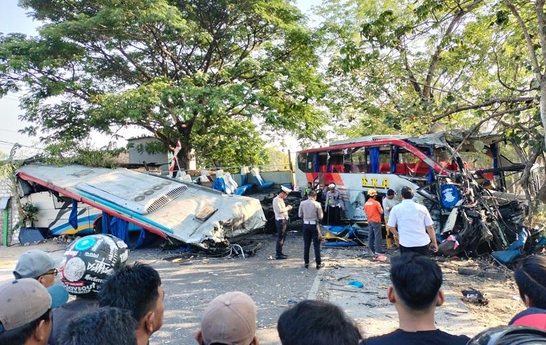 Korban Tewas Kecelakaan Maut Bus Eka dan Sugeng Rahayu di Ngawi Bertambah Jadi 4 Orang
