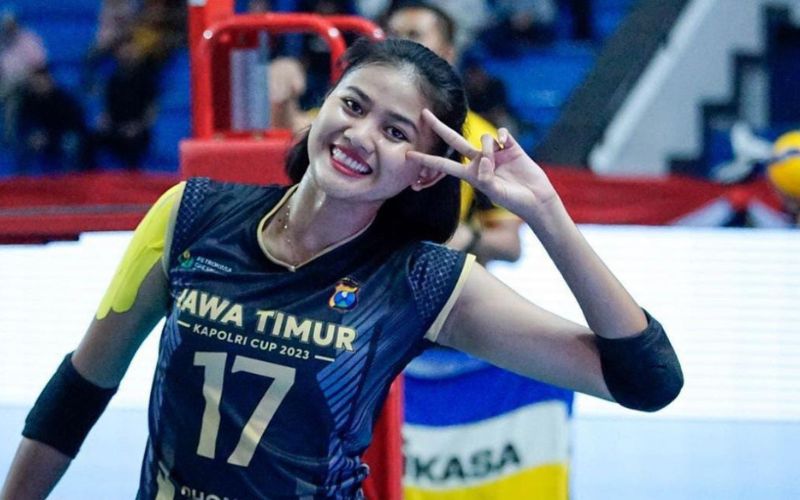 Profil dan Biodata Ajeng Viona, Pevoli Cantik yang Tampil Gemilang di Proliga 2023