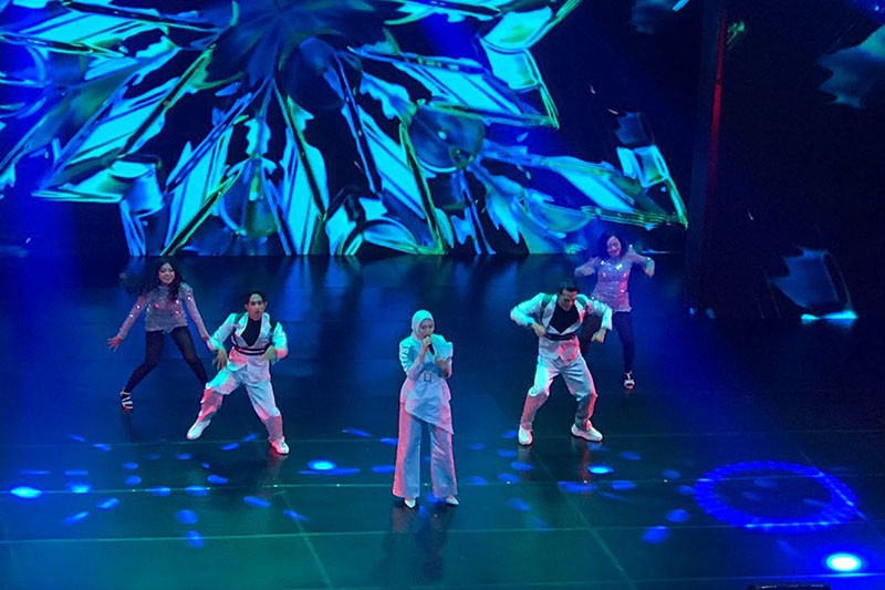 Salma Idol Goyang Launching iNews Media Group & Indonesia Awards 2023 dengan Lagu Rungkad