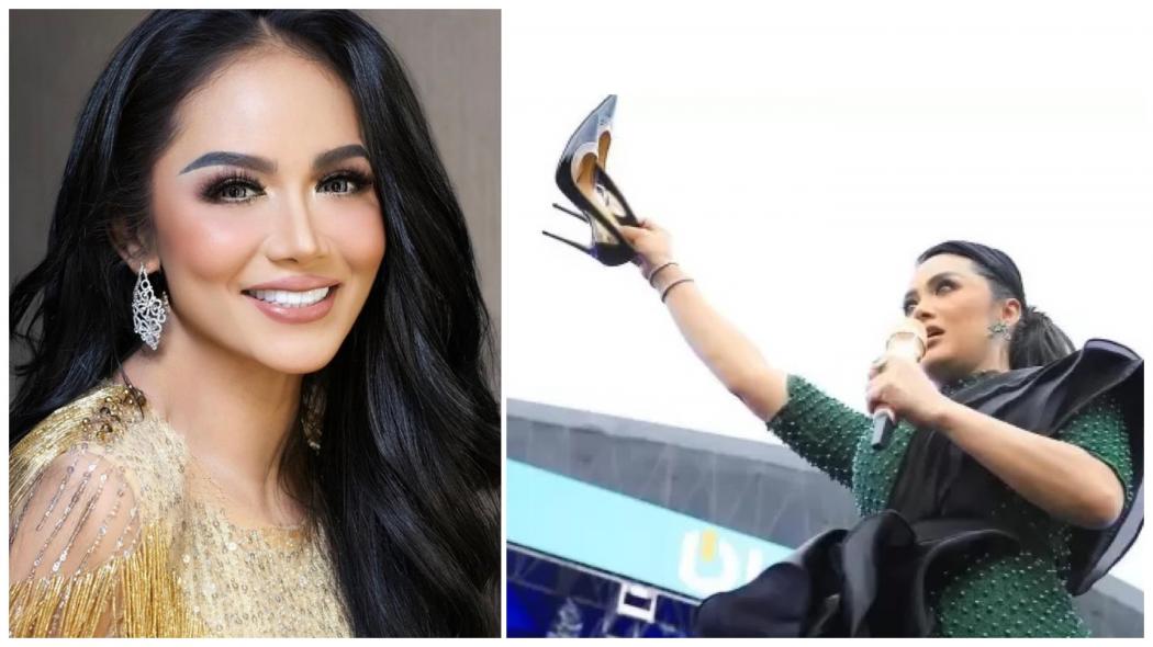 Kris Dayanti Berikan Sepatu Mewahnya ke Penonton Synchronize Fest 2023, Rela Nyeker saat Manggung