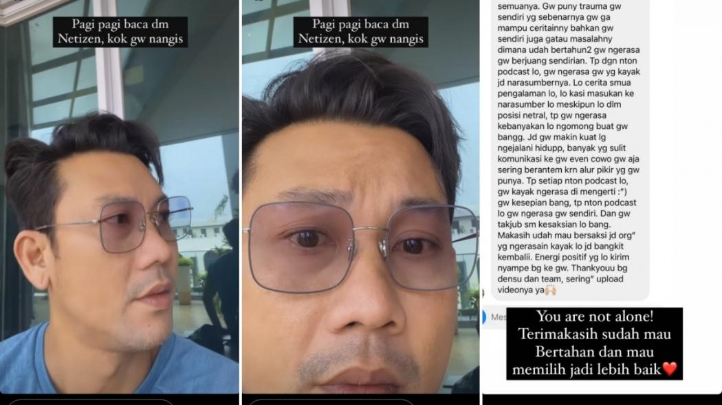 Denny Sumargo Nangis Baca Komentar Netizen, Ada Apa? 