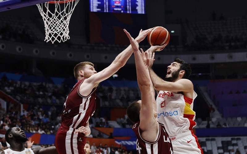 Hasil FIBA World Cup 2023: Kalahkan Spanyol, Latvia Buka Peluang ke Perempat Final