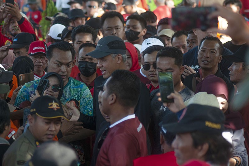 Disambut Ribuan Warga Klaten, Ganjar Pranowo: Inilah Momentum Saya Bisa Berpamitan 