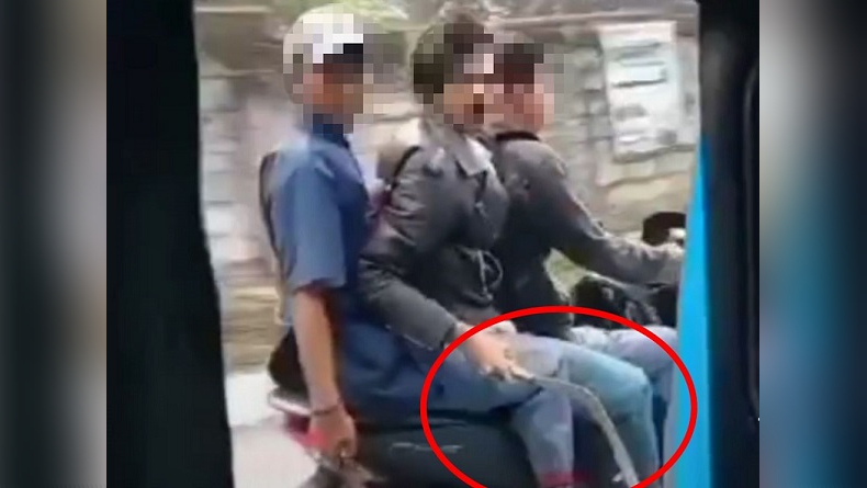 Viral Acungkan Celurit ke Angkot, 3 Pelajar di Bogor Ditangkap