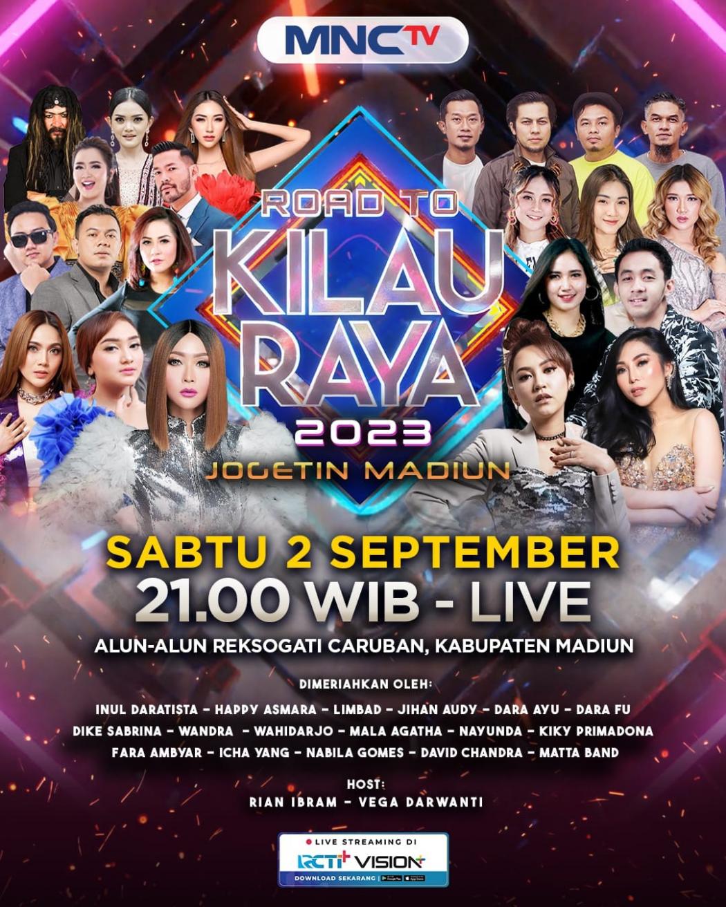 Inul Daratista hingga Happy Asmara Siap Goyang Alun-Alun Reksogati Nanti Malam!