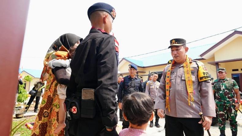 Tinjau Rumah Dinas Brimob Polda Kalbar, Kapolri: Mudah-mudahan Bikin Semangat