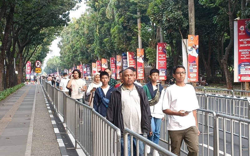 Hari Terakhir FIBA World Cup 2023 di Jakarta, Penonton Tetap Ramaikan Indonesia Arena