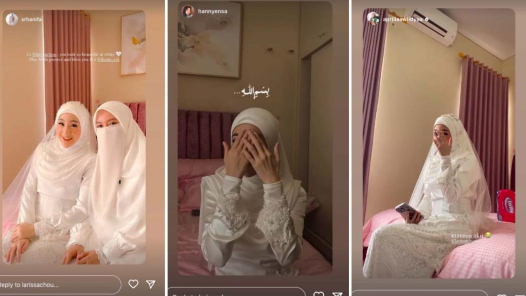 Sah! Larissa Chou Menikah dengan Ikram Rosadi