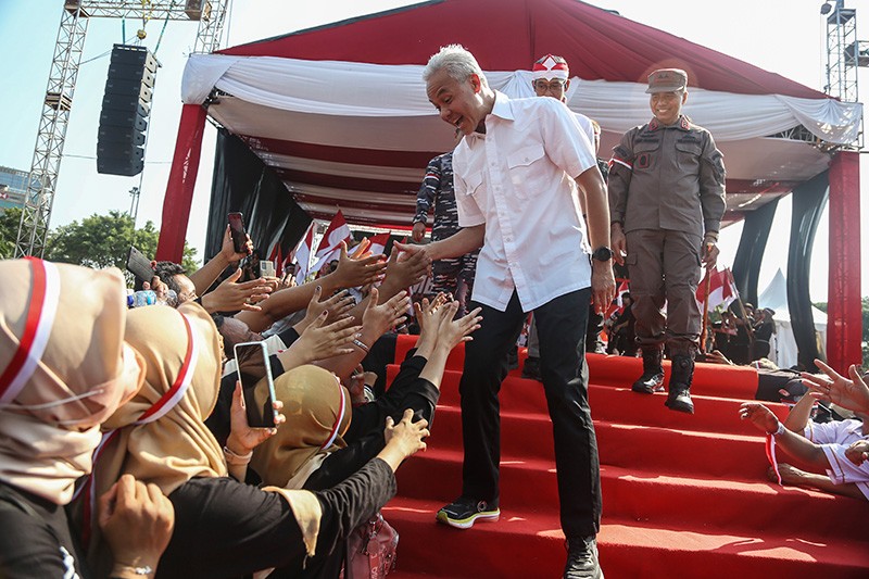Survei Litbang Kompas, Ganjar Pranowo Capres Favorit Pemilih Perempuan
