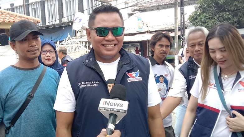 Partai Perindo Gelar Senam Sehat dan Cek Kesehatan Gratis di Tugu Utara Jakut