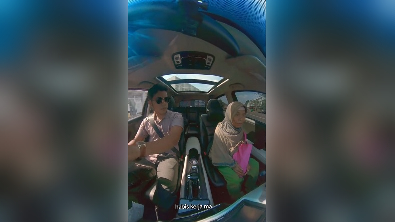 Viral Pria Beri Tumpangan ke Nenek Tukang Sapu Naik Mobil Mewah, Banjir Pujian Netizen