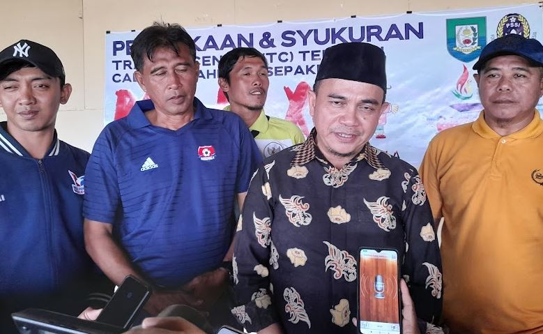 Buka Training Center, Heri Budianto Optimistis Tim Sepak Bola Bengkulu Tembus PON XXI