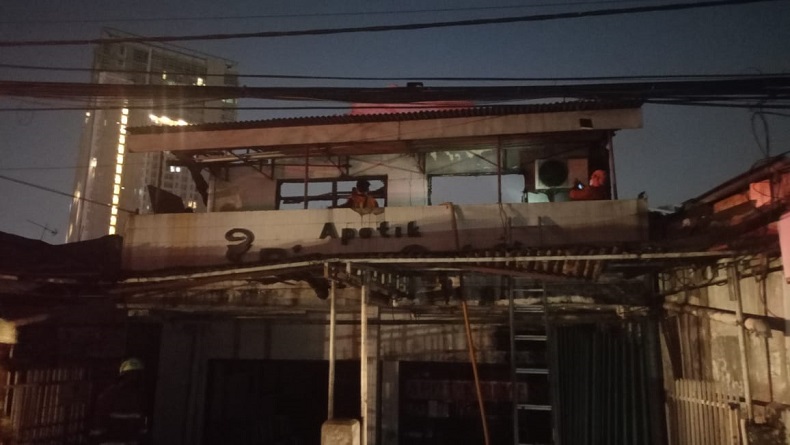 Kebakaran di Rajawali Selatan Jakpus, 25 Rumah Hangus Dilahap Si Jago Merah