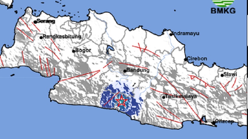 Gempa Magnitudo 3,8 Guncang Tenggara Bandung, Begini Analisis BMKG