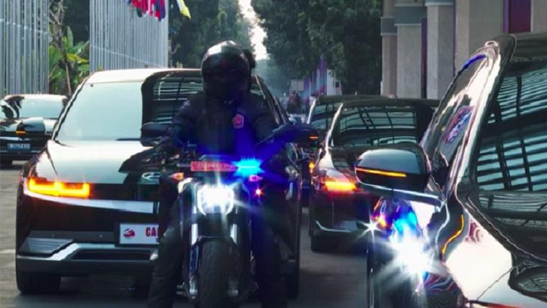 480 Motor dan Mobil Listrik Kawal Rombongan Kepala Negara di KTT ASEAN