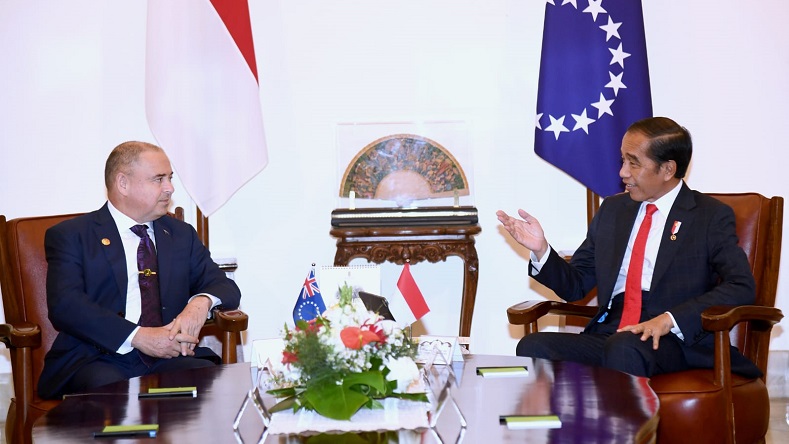 PM Kepulauan Cook Temui Jokowi, Bahas Kerja Sama ASEAN-PIF